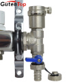 Gutentop 2018 Brass And Stainless Steel Manifold For Underfloor Heating For 1/2'' Pex